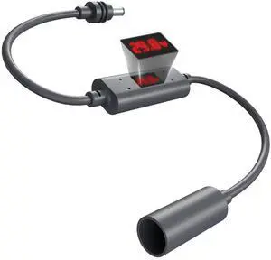 Starlink Mini & Gen 3 Extension Cable 30cm  DC Female to Male Adapter with Real-Time Power Monitor, Waterproof Outdoor Replacement Accessories for Stable Connection(DC Female to Male with Monitor)