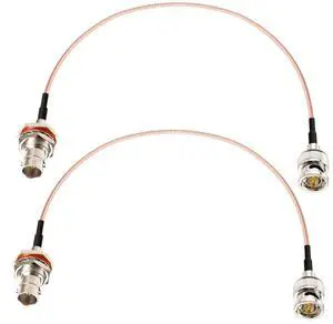 12inch SDI Cable 2-Pack 75 Ohm RG179 BNC Male to BNC Female Cable | Thin Flexible SDI Video Cable Bulkhead for HD-SDI 3G-SDI Recorder Camera Monitor Converter 12inch SDI Cable 2-Pack 75 Ohm RG179 BNC Male to BNC Female Cable | Thin Flexible SDI Video Cable Bulkhead for HD-SDI 3G-SDI Recorder Camera Monitor Converter