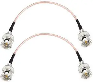 Superbat 3G HD SDI Cable BNC Jumper 6 inch 75 ohm for Cameras Monitor Vedio Recorder BMCC Video Equipment Supports HD-SDI 3G-SDI 4K 8K SDI Video Cable 2Pcs