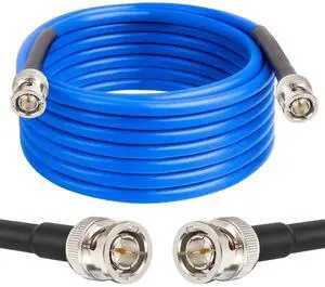 XRDS -RF 25FT SDI Cable, 3G/6G-SDI Cable BNC Digital Video Cables 75 Ohm RG59 BNC Male Cables for 3G/6G HD SDI Monitor Video Recorder Converter Splitter Security Camera