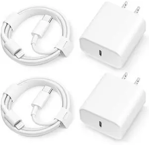 iPhone 14 13 12 11 Super Fast Charger [2Pack] cargador 20W Rapid USB C Wall Charger Block with 6FT Fast Charging Cable Compatible with iPhone 14 Pro Max/Pro/Plus/Mini/iPad