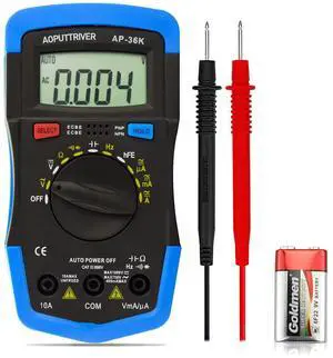 Multimeter Tester TRMS 4000 Counts Digital Multimeter with DC AC Voltmeter and Ohm Volt Amp Meter ; Measures Voltage, Current, Resistance; Diode Continuity,Tests Live Wire, Continuity Multimeter Tester TRMS 4000 Counts Digital Multimeter with DC AC Voltmeter and Ohm Volt Amp Meter ; Measures Voltage, Current, Resistance; Diode Continuity,Tests Live Wire, Continuity