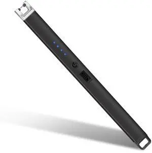 Stocking Stuffers for WomenElectric Lighter, Rechargeable Lighter with Battery Indicator Light and Safety Switch, Electric Candle Lighters for Scented Candles,Barbecues, Camping, Holiday Parties