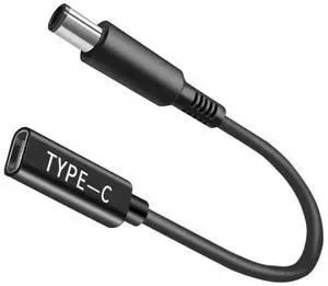 100W USB C to 7.4mm x5.0mm DC Cable, 7.4x5.0mm Adapter to USB C 19.5V Adapter, USB C PD to DC 7.4x5.0mm Adapter Made for Dell Latitude Laptop Series