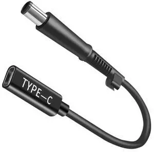 100W USB Type C Male Input to DC 7.4x5.0mm Adapter Male Power Charging Cable, Male to DC Female 19.5V Adapter, DC 7.4x5.0mm Adapter to USB C Adapter Made for HP Laptop Series