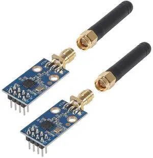 DWEII 2 Sets CC1101 Wireless Module with SMA Antenna Wireless Transceiver Module for Arduino 315/433/868/915MHZ