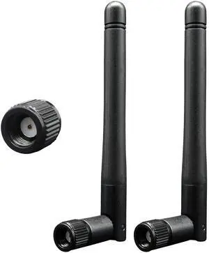 Rydocyee WiFi Antenna PC Bluetooth Antenna, WiFi 6 Dual Band 2.4Ghz 5Ghz 5.8Ghz 3dBi with RP-SMA Male (with No Pin) for Gaming Motherboard, RV Camera, Mini PCIE M.2 Wireless Card, Router -2 Pack