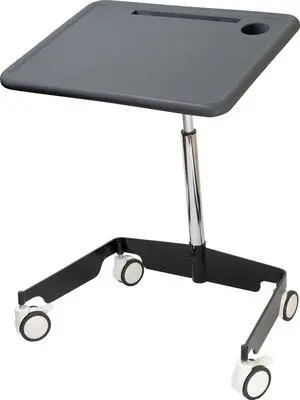Kore Design Kids Sit-Stand Mobile Student Desk 31" to 38", Grey