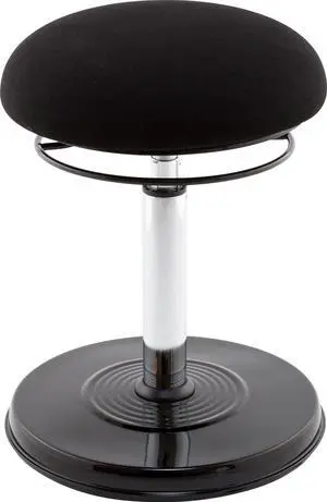 Kore Design Office PLUS Everyday Adjustable Chair 18.5-26.75" Fabric, Black