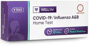 WELL life COVID-19  Flu A&B Home Test 1-pack