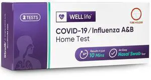 WELL life COVID-19  Flu A&B Home Test 2-pack