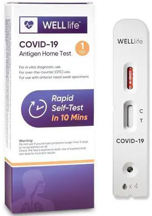 WELL life COVID-19 Antigen Home Test 1-pack