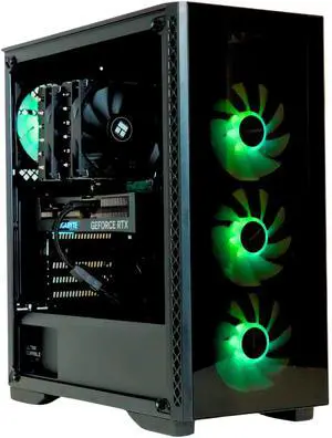 Techwhiz Nightshade Gaming PC - Intel Core i7 14TH Gen - RTX 5070 - 32 GB RAM DDR 5 - 2TB SSD - Windows 11 PRO - Wifi