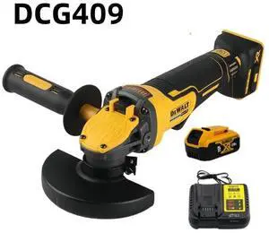DEWALT® DCG409 20-Volt 125mm Brushless Angle Grinder, Slide Switch (Battery & Charger Included)