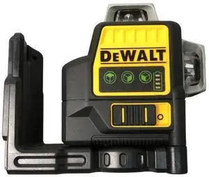 DeWALT® DW089LG 12V 3 x 360° Green Line Laser Level (Charger and battery not included) - Professional-Grade for Construction, Home Improvement (Tool Only)