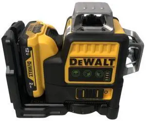 DeWalt® DW089LG 12V MAX Cordless Green Line Laser - 3 x 360° Professional Level (Laser+battery+charger)