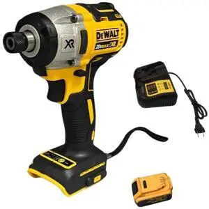 DeWalt® 20V MAX Cordless Impact Driver , Brushless Motor, 205 NM Torque, 1/4-Inch (Impact Driver + Battery + Charger) DCF887 DeWalt® 20V MAX Cordless Impact Driver , Brushless Motor, 205 NM Torque, 1/4-Inch (Impact Driver + Battery + Charger) DCF887