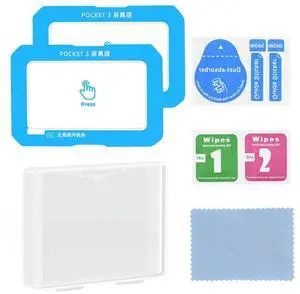 2pcs Tempered Glass Screen Protector Ultra HD Screen Tempered Film Scratch Resistant Clear Protective Film for Osmo Pocket 3