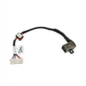 DC Power Jack with Cable Socket Plug Charging Port Replacement for Inspiron 15 5566 i5566 P51F P51F001 DC30100UH00