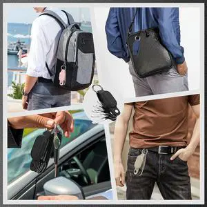 Silicone Case Key Organizer Keychain IPX8 Waterproof GPS Tracker Cover Anti-Lost Protective Case for Tag2 Finder