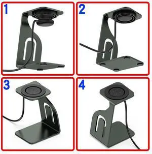 Charger Dock Stand Bracket Holder l Anti-Slip for Google Pixel Watch 3 41mm 45mm for Google Pixel Watch 2/Fitbit Ace LTE