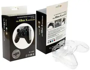 Hard Protective Case Anti-Slip Clear Crystal Case Shockproof Travel Protective Case for Xbox Series X/S Controller