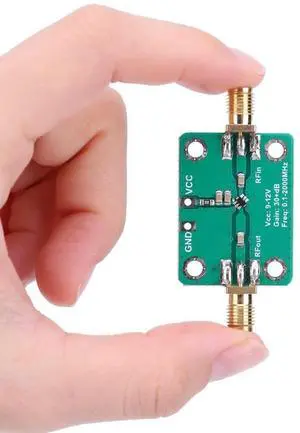 Gain 32+dB RF Amplifier Module LNA 0.1-2000MHz Broadband RF Signal Amplifier DC 9-12V RF Wideband Amplifier Board