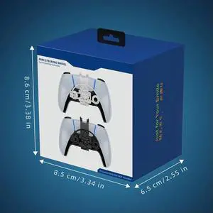Mini Game Console Steering Wheel Handle for Game Controller Accessories 3D Printing Auxiliary Replacement Accessories