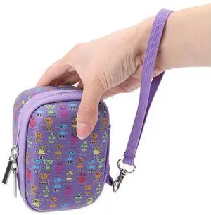 EVA Hard Carrying Case Waterproof Protective Hard Case Shockproof with Lanyard&Hand Strap for Bitzee Interactive Digital Pet