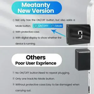 USB Automatic Mouse Mover Digital Display Mini Mouse Mover Driver Free Mouse Movement Simulator Prevent Computer Laptop Sleeping