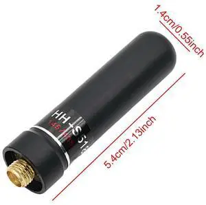 HH-S518 Mini Antenna SMA-F UV 145/435 Mhz Dual Band Mini Antenna 10W Dual Frequency Antenna for Baofeng TYT Wouxun Icom Kenwood