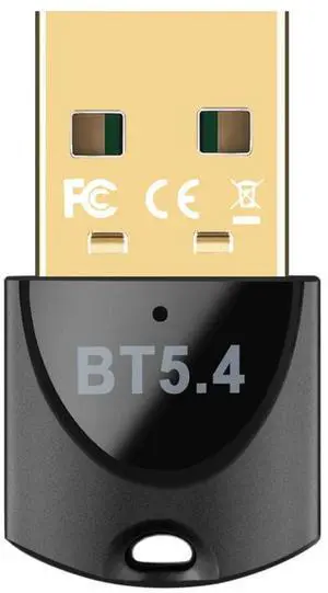 USB Bluetooth-Compatible 5.4 Adapter Audio Transmitter Receiver Driver Free Audio Dongle Music Audio Receiver for PC Laptop