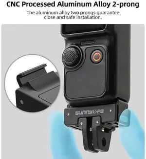 Magnetic Quick Release Mount Adapter Foldable Extension Bracket Tripod Adapter for Osmo Pocket 3 Accessories