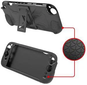 Silicone Case with Stand for Switch 2 Full Protective Shell Anti-Slip Soft Shell for Nintendo for Switch 2 Game Accessories
