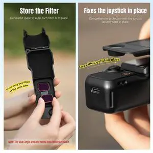 For Osmo Pocket 3 Protective Case Dust-proof Hand-held Gimbal Camera Anti-scratch for Osmo Pocket 3 Camera Lens Accessories