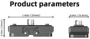Magnetic Quick Release Base Foldable Sports Camera Quick Release Mount Action Camera Tripod Adapter Mount for X4 Camera
