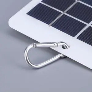 20W 5V Solar Panel Charger Type-C Solar Portable Charging Panel Mobile Power Supply Lightweight for Doorbell Security Monitoring
