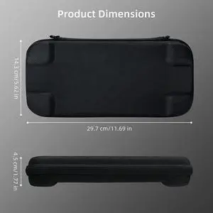 EVA Carrying Case for Nintendo for Switch 2 Carrying Bag Shockproof Zipper Handbag Anti-drop for Switch 2 Console & Accessories