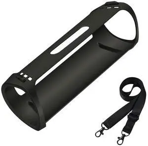 Waterproof Protective Cover Adjustable Strap Silicone Bluetooth-compatible Speaker Case Portable Anti Fall for SRS-XB43
