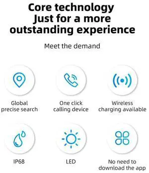Wireless Charging Wallet Tracker Card Works for Find My Ultra Thin Tracker Wallet Anti-loss Card Keys Suitcase Bag Locator