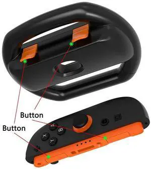 2pcs/Set Racing Steering Wheels for Switch 2 Handle Grips Controller Handle Holder for Nintendo for Switch 2 Controller Gamepad