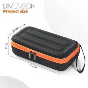EVA Hard Shell Mic Case Anti-Scratch Portable Mic Bag Hard Travel Case for JBL Wireless Two Microphone System AA