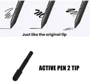 3Pcs Replacement Nibs with Clip Touch Pen Nibs High Sensitivity Stylus Replacement Spare Pen Tips for Active Pen G1/G2/G3