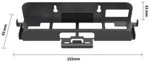 Wall Mount Host Stand for Switch 2 Game Console Game Console Wall Mounted Holder Bracket l Wall Mount Hanging Wall Holder