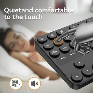 2.4G Wireless Mini Numeric Keypad 35 Keys Digital Keyboard Numpad Accounting Number Pad for Bank Accounting Teller