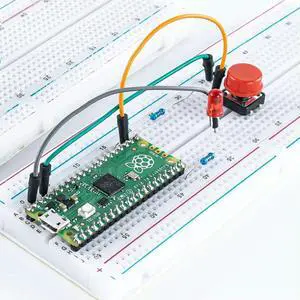 For Raspberry Pi Pico RP2040 Development Board Learning Suite Breadboard 9G Servo for Raspberry Pi Beginners & Software Engineer
