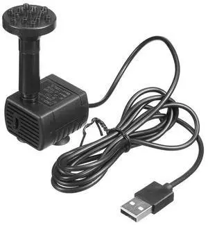 6W Solar Fountain Pump with 6 Nozzles Solar Powered Pump Water Sprinkler Sprayer for Bird Bath Garden Ponds Pool and Fish Tank