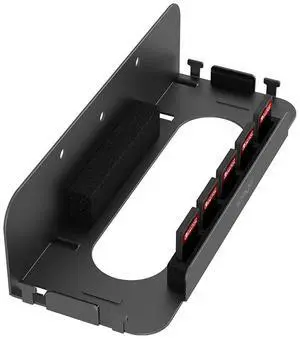 Wall Mount with 5 Game Card Holders and 4 Joy-Con Brackets Console Holder Stand for Nintendo Switch2 Game Accessories