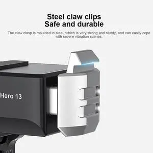 Magnetic Quick Release Adapter Base 2-Prong Mount Claw and 1/4 Screw Point Quick Release Base Bracket for Gopro 13 Action Camera