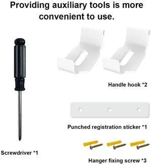 For Portal Game Console Wall Mounting Bracket Holder Controller Wall Holder Wall Mount Bracket for 5 Controllers